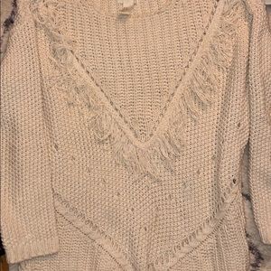 Cream sweater